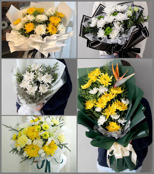 湖北随州市随县澴潭镇庞家岩村白事花束代送